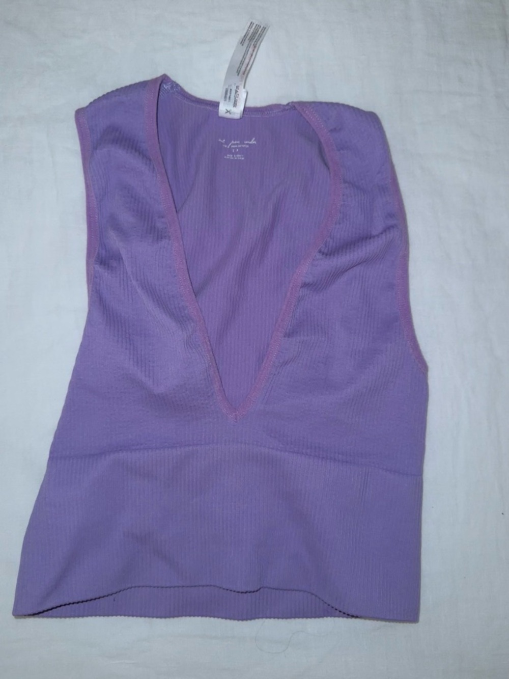 Urban Outfitters Out From Under Hailey Seamless Plunge Bra Top - S Lilac